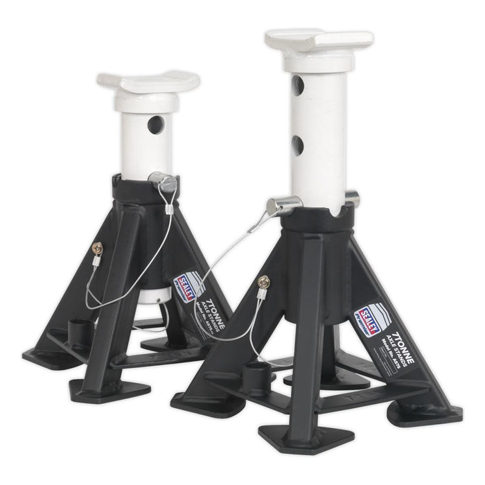 Sealey Short AXLe Stands (Pair) 7 Tonne Capacity per Stand AS7S