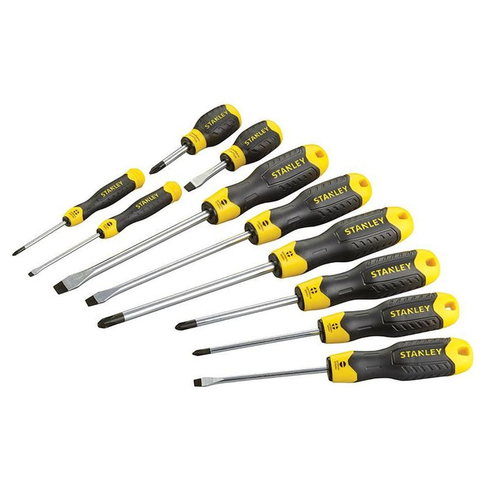 Stanley® Hand Tools Cushion Grip Screwdriver Set, 10 Piece STANLEY® Hand Tools - Town Tools