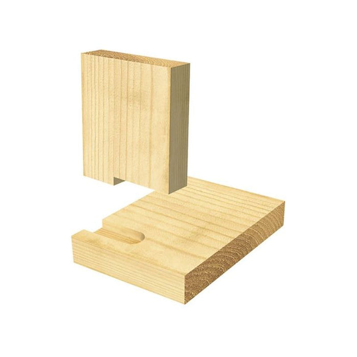 Trend 3/75 x 1/2 TCT Two Flute Lockjig Cutter 12.0 x 63mm Trend - Town Tools