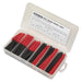 Sealey Heat Shrink Tubing Assortment 180pc 50 & 100mm Black & Red HST501BR Sealey - Town Tools 