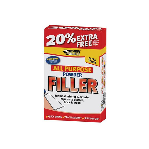 Everbuild Sika All Purpose Powder Filler 1.5kg + 20% Free Everbuild Sika - Town Tools