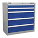 Sealey Industrial Cabinet 5 Drawer API9005 Sealey - Town Tools 