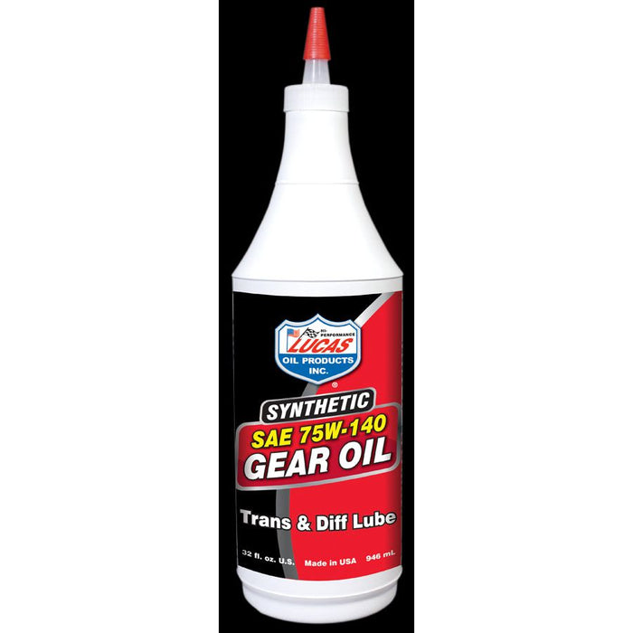 Lucas Synthetic Sae 75W90 Gear Oil Transmission Or Diff Oil Exceeds Api Gl5 Spec Lucas Oil - Town Tools 