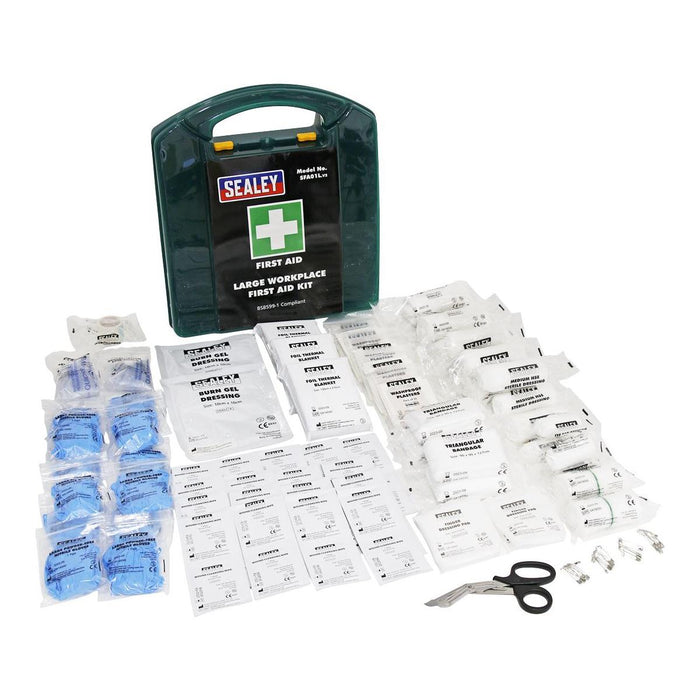 Sealey First Aid Kit Large BS 8599-1 Compliant SFA01L Sealey - Town Tools 