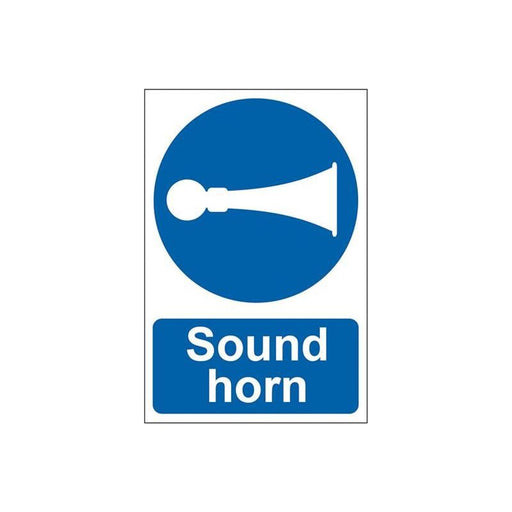 Scan Sound Horn - PVC Sign 200 x 300mm Scan - Town Tools