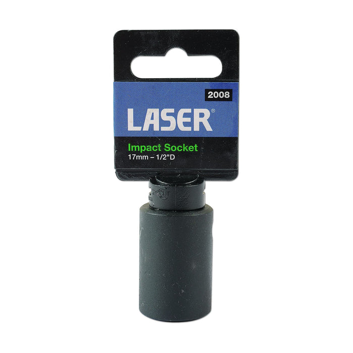 Laser Impact Socket 1/2"D 17mm 2008