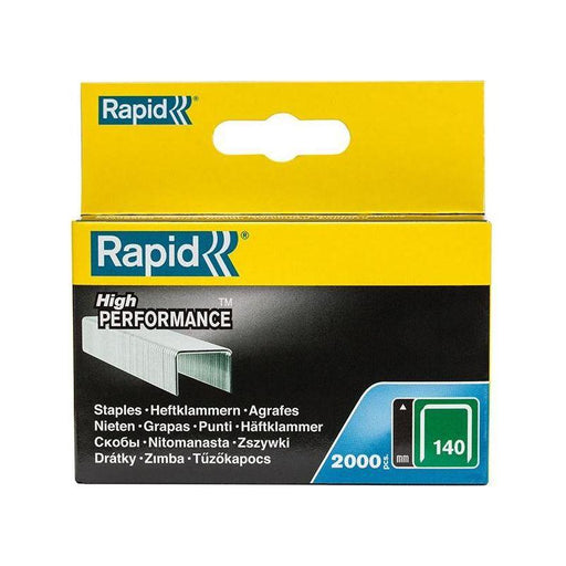 Rapid 140/6 6mm Galvanised Staples (Box 2000) Rapid - Town Tools