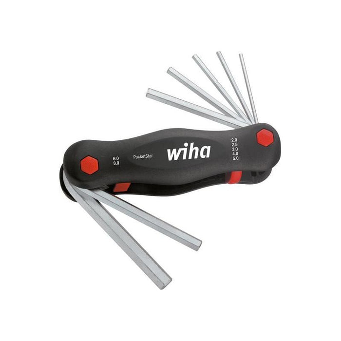 Wiha PocketStar Hex Key Set, 7 Piece (2-8mm) Wiha - Town Tools