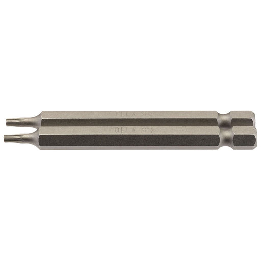 Draper TX-STAR Insert Bit, 1/4" Hex, 75mm Long, T10 (Pack of 2) Draper - Town Tools 