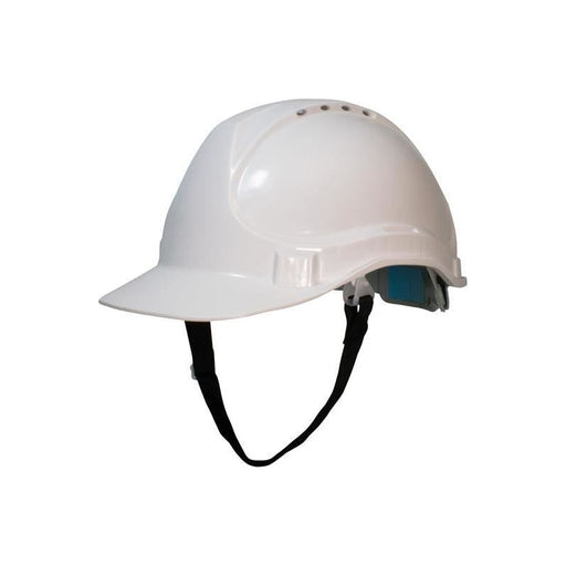 Scan Deluxe Safety Helmet - White Scan - Town Tools