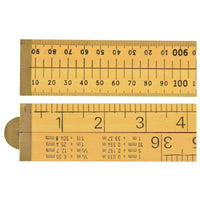 R.S.T. Wooden 4 Fold Rule 1m / 39in (Loose)
