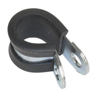 Sealey P-Clip Rubber Lined12/13mm Pack of 25 PCJ13