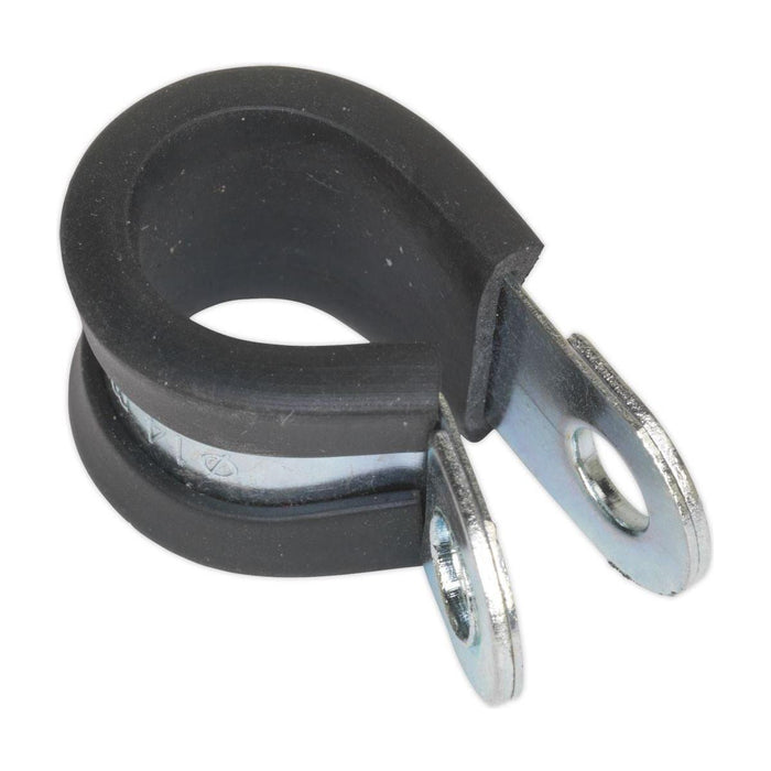 Sealey P-Clip Rubber Lined12/13mm Pack of 25 PCJ13 Sealey - Town Tools 