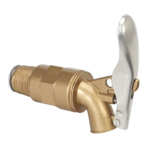 Sealey Lockable Drum Tap 3/4"BSP Auto-Release TP123 Sealey - Town Tools 