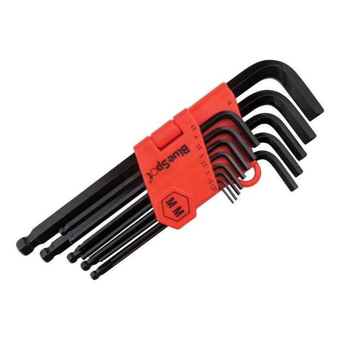 Bluespot Tools Long Arm Ball End Hexagon Key Set, 13 Piece BlueSpot Tools - Town Tools