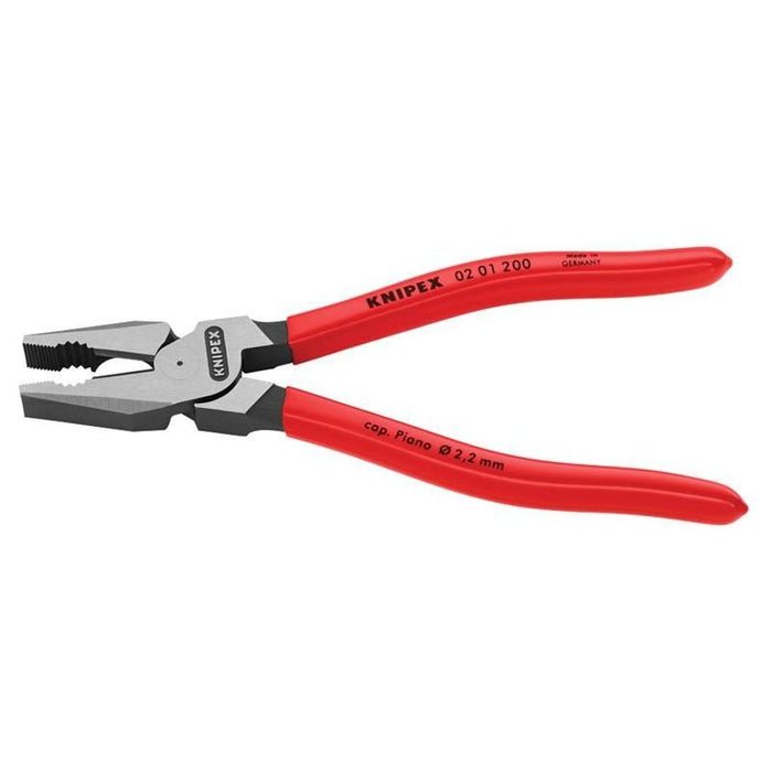 Knipex High Leverage Combination Pliers PVC Grip 200mm (8in) Knipex - Town Tools