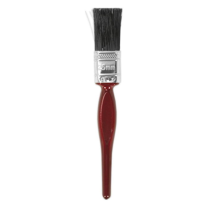 Sealey Pure Bristle Paint Brush 25mm Pack of 10 SPB25S Sealey - Town Tools 