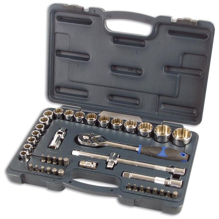 Laser Alldrive Socket Set 1/2"D 42pc 3571 Laser - Town Tools 