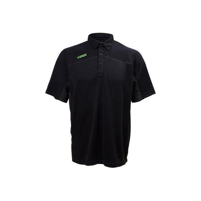 Apache Langley Black Performance Polo Shirt - L (41/43in) Apache - Town Tools