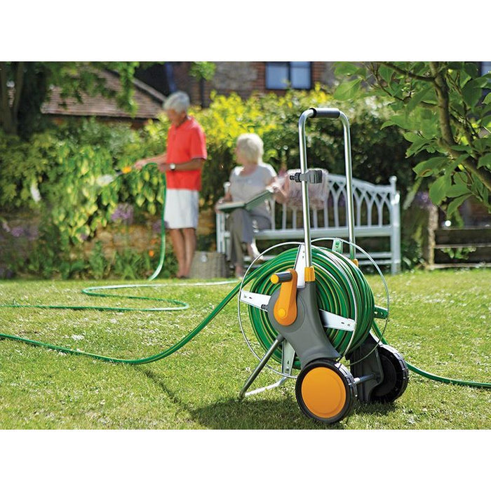 Hozelock 2460 90m Assembled Metal Hose Cart ONLY Hozelock - Town Tools