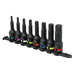 Sealey Premier Premier Hex Impact Socket Bit Set 1/2"Sq Drive 8pc AK56001 Sealey Premier - Town Tools 