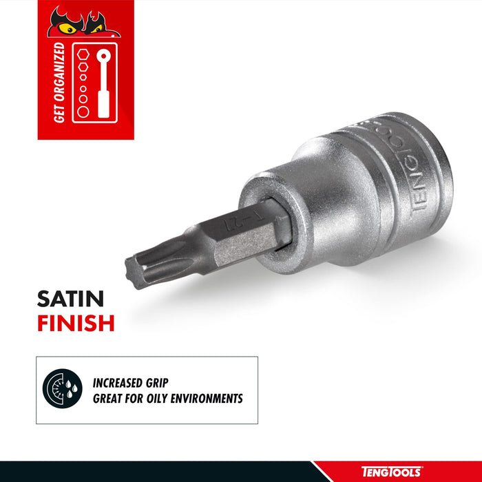 Teng Tools 1/4" TX Bit Socket TX25 Teng Tools - Town Tools 