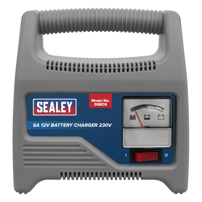 Sealey Battery Charger 12V 6A 230V DSBC6 Sealey - Town Tools 