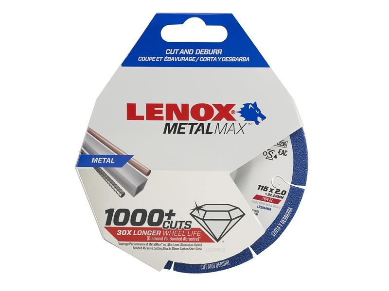 LENOX METALMAX Diamond Blade 115 x 2.0 x 22.23mm LENOX - Town Tools