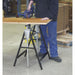 Sealey Fold Down Telescopic Trestle 200kg Capacity - Pair FDT32 Sealey - Town Tools 