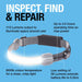 Ring Flexible Head Torch RIL0115 - 115 Lumens Illumination Ring Automotive - Town Tools 