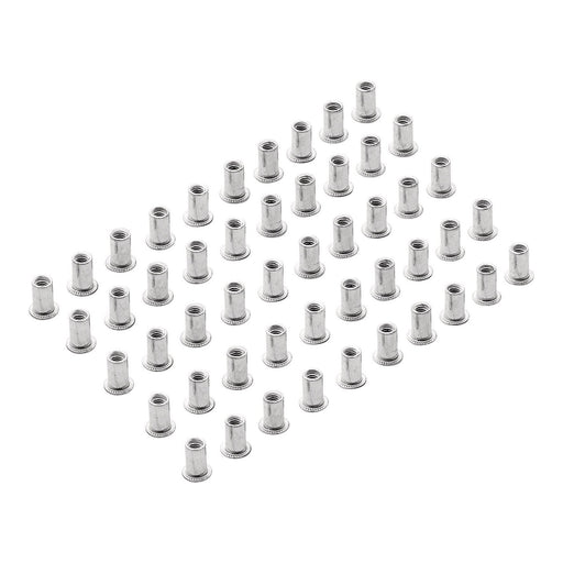 Draper Zinc Plated Threaded Insert Rivet Nuts, M4 x 0.7mm (Pack of 50) Draper - Town Tools