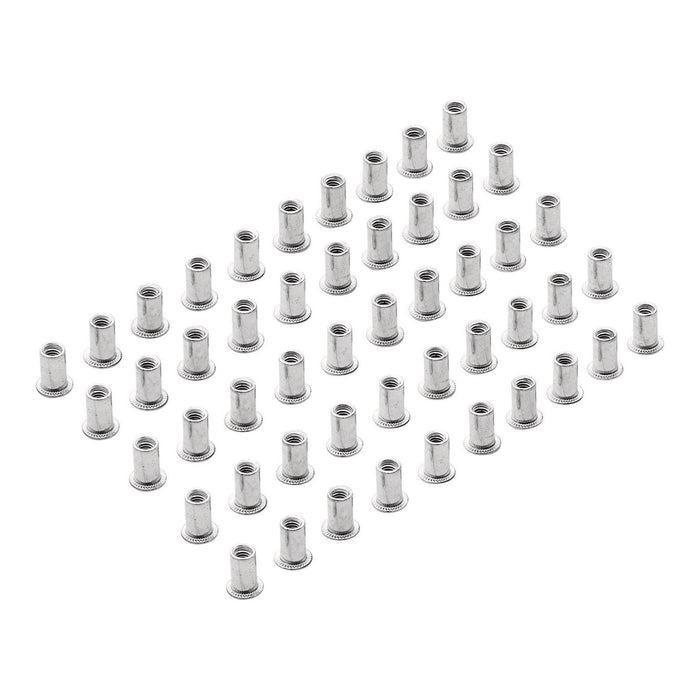 Draper Zinc Plated Threaded Insert Rivet Nuts, M4 x 0.7mm (Pack of 50) Draper - Town Tools
