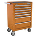 Sealey Rollcab 7 Drawer with Ball-Bearing Slides Orange AP26479TO Sealey - Town Tools 