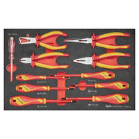 Teng Tools Insulated Plier & Screwdriver Set FOAM3 11 Pieces