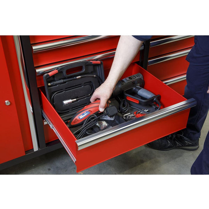 Sealey Mobile Workstation 10 Drawer with Backboard AP6310 Sealey - Town Tools 