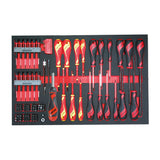 Teng Tools Screwdriver Set Mixed FOAM4X4 98 Pieces