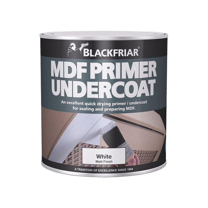 Blackfriar Quick Drying MDF Acrylic Primer Undercoat 500ml Blackfriar - Town Tools