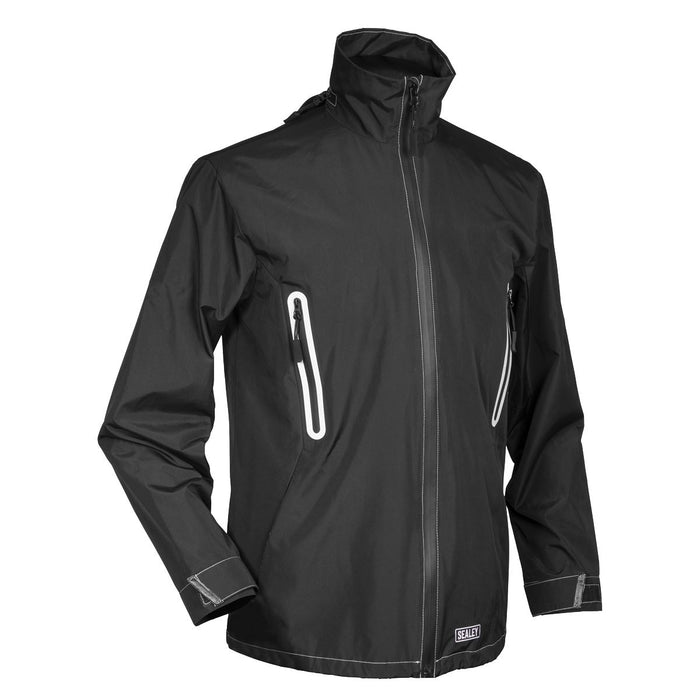 Sealey 5V Heated Rain Jacket with Power Bank 10Ah - Large HJ03KIT Sealey - Town Tools 