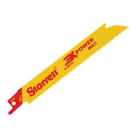 Starrett B6105-5 Bi-Metal Reciprocating Blade, Straight 152mm 10 TPI (Pack 5)