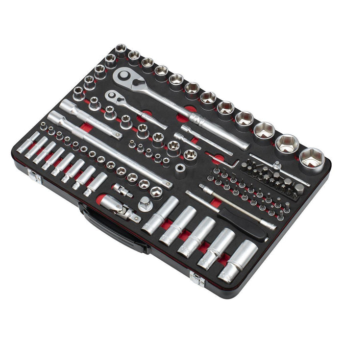 Sealey Premier Platinum Premier Platinum Socket Set 1/4" & 1/2"Sq Drive 108pc Sealey Premier Platinum - Town Tools 