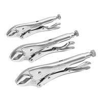 Irwin® Vise-Grip® Curved Jaw Locking Pliers Set of 3 (5CR/7CR/10CR)