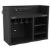 Sealey Power Tool Storage Rack 760mm with Power Strip AP30SRBE Sealey - Town Tools 