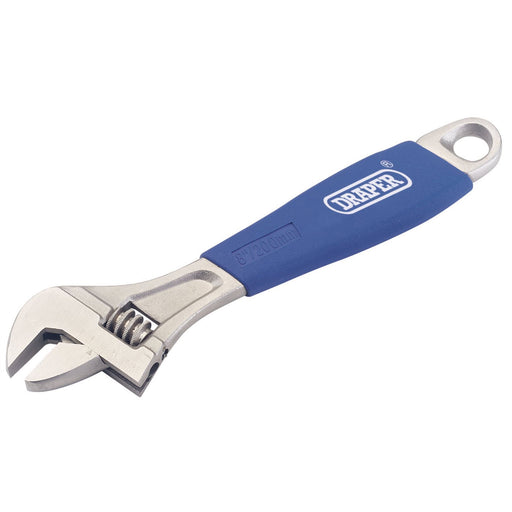 Draper Soft Grip Adjustable Wrench, 200mm 88602 Draper - Town Tools 