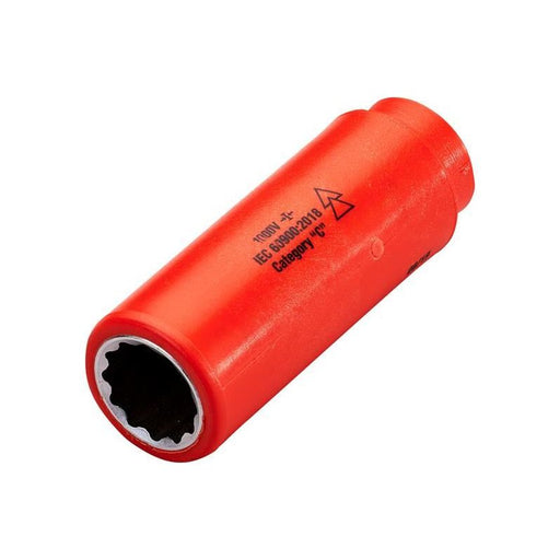 Itl Insulated Insulated 1/2in Drive Deep Socket 21mm ITL Insulated - Town Tools