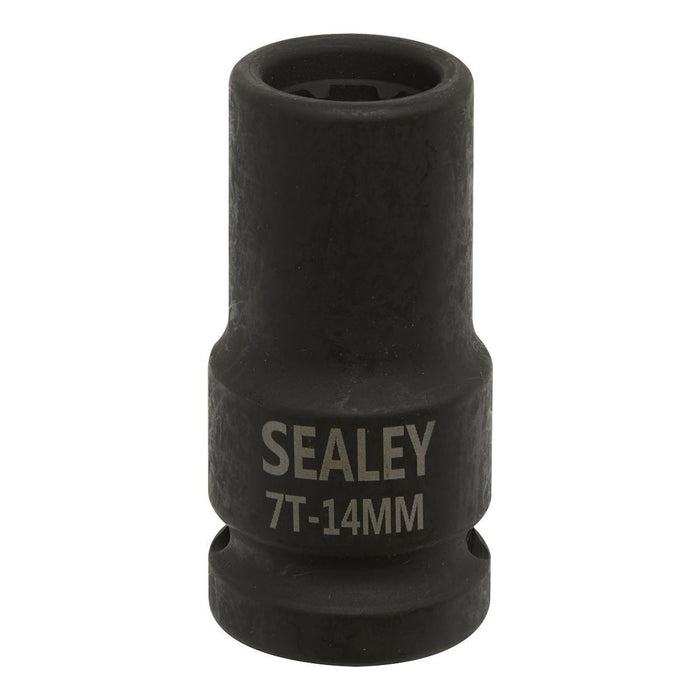 Sealey Brake Caliper Socket 1/2"Sq Drive 14mm 7-Point VS0985 Sealey - Town Tools 