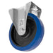 Sealey Heavy-Duty Blue Elastic Rubber Fixed Castor Wheel200mm Trade Sealey - Town Tools 