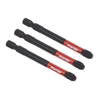 Sealey Phillips #3 Impact Power Tool Bits 75mm 3pc AK8256