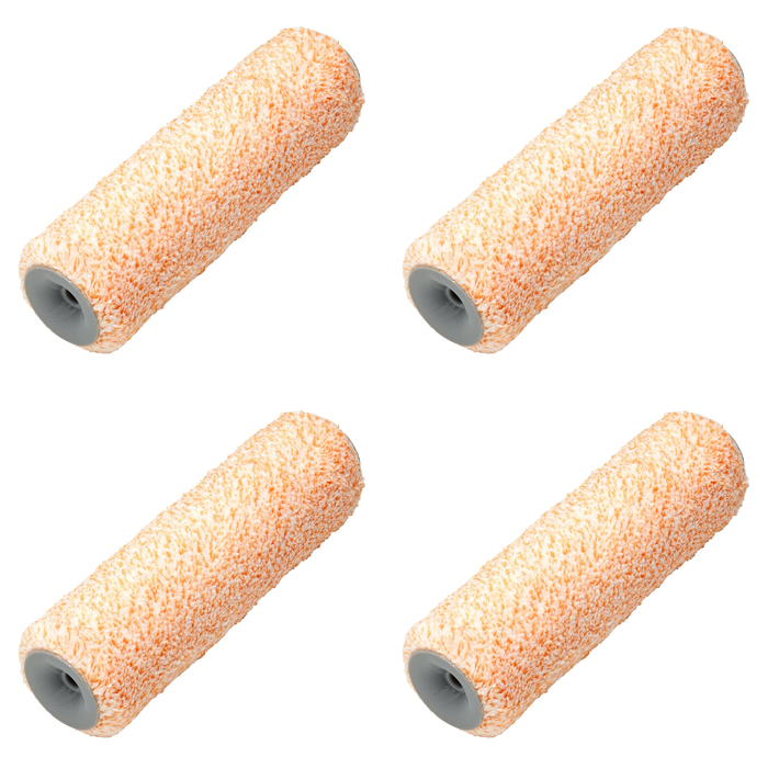 Draper 8 Piece Medium Pile Microfibre Roller Sleeve, 9"/230mm - SLEEVE-9MM