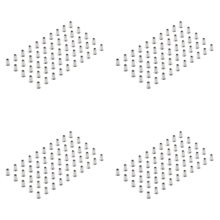 Draper Zinc Plated Threaded Insert Rivet Nuts, (Pack of 50) 0.7-1.5mm