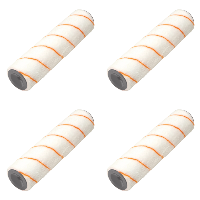 Draper 8 Piece Short Pile Polyester Roller Sleeve, 9"/230mm - SLEEVE-9PS